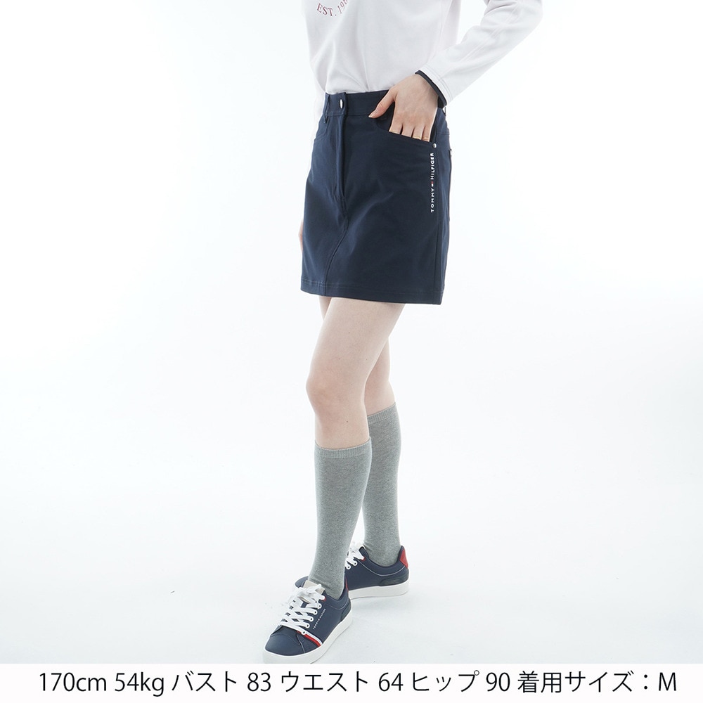 トミー ヒルフィガー ゴルフ（TOMMY HILFIGER GOLF）（レディース）ゴルフウェア ストレッチツイル スカート THLA567-NVY