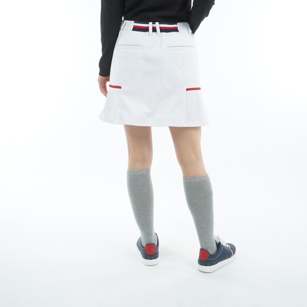 トミー ヒルフィガー ゴルフ（TOMMY HILFIGER GOLF）（レディース）ゴルフウェア 撥水 ウインドプルーフ スカート THLA585-WHT