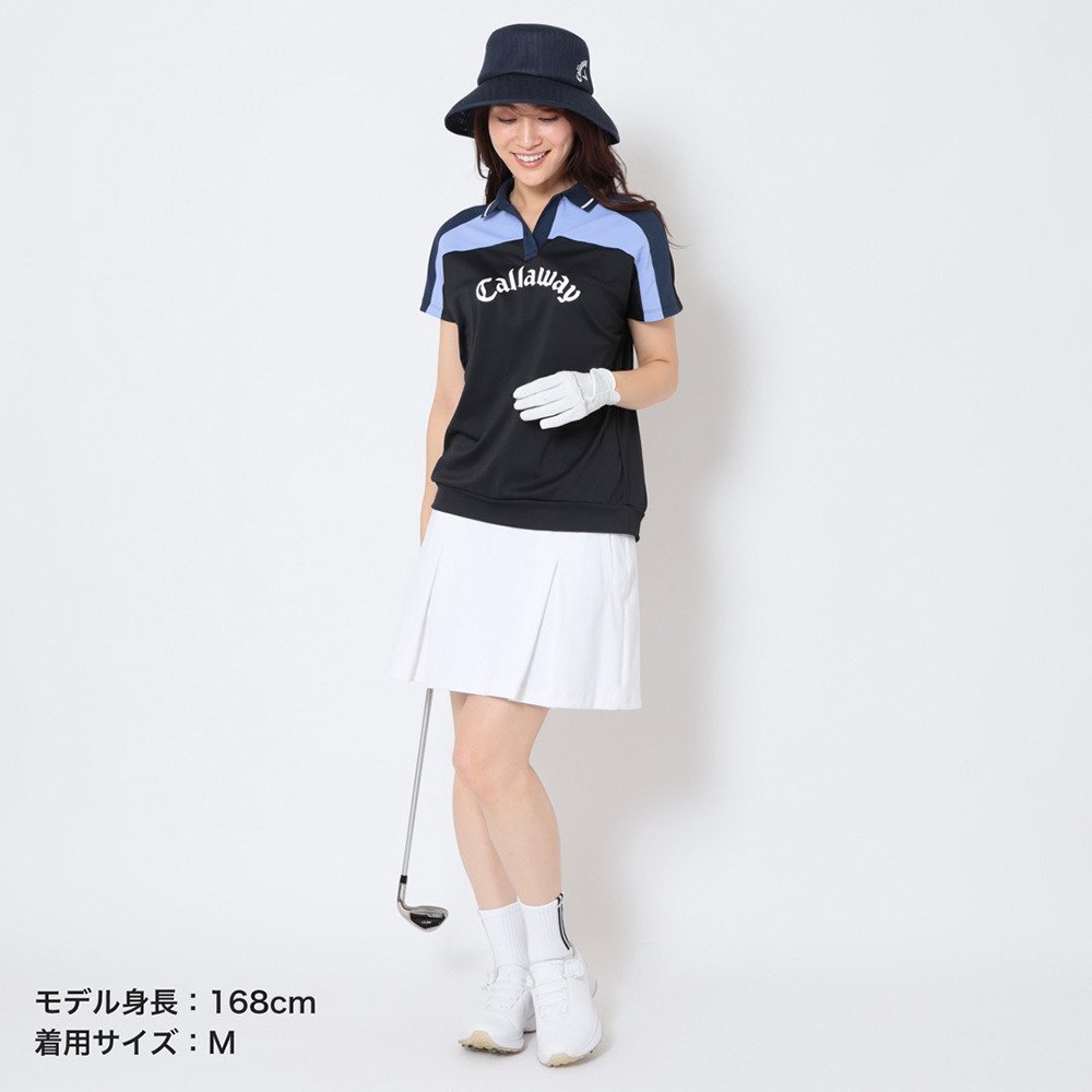 キャロウェイ（CALLAWAY）（レディース）ゴルフウェア 8WAYストレッチ裏クールプリーツスカート C26128207-1030