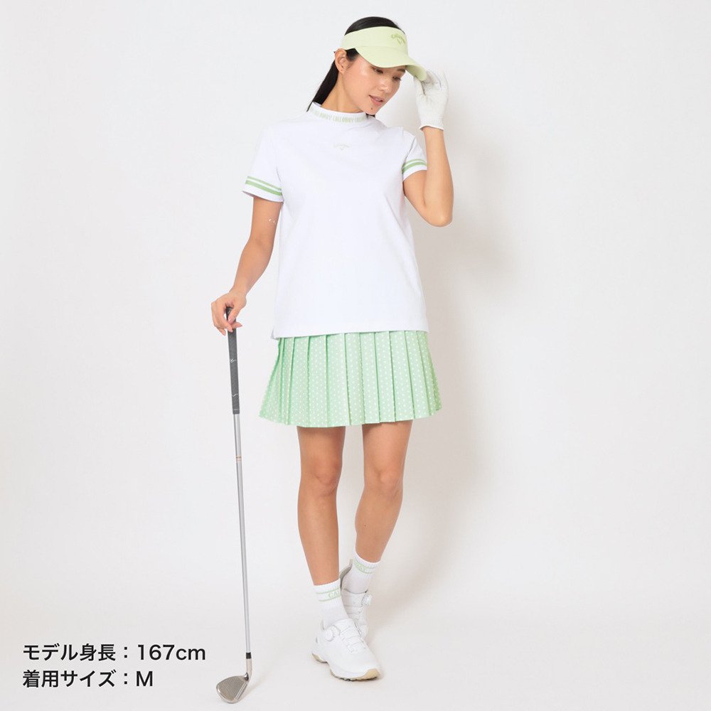 Callaway2026モデル-3℃かざあなメッシュ ドット柄 ゴルフスカート キャロウェイ（CALLAWAY）（レディース）ゴルフウェア かざあな