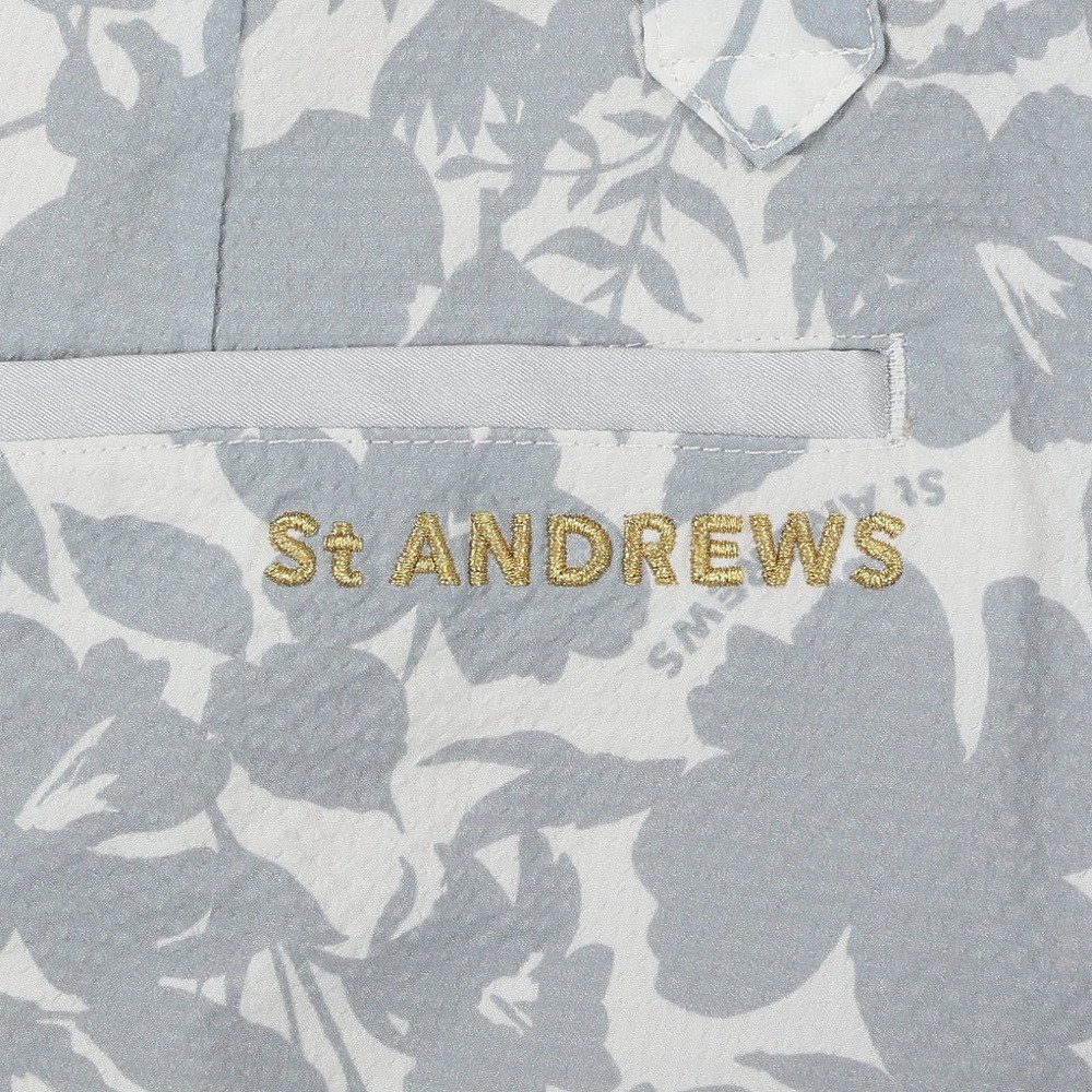 【新品】St Andrews フラワープリント ゴルフスカート　タグ付き セントアンドリュース（ST.ANDREWS）（レディース）ゴルフウェア