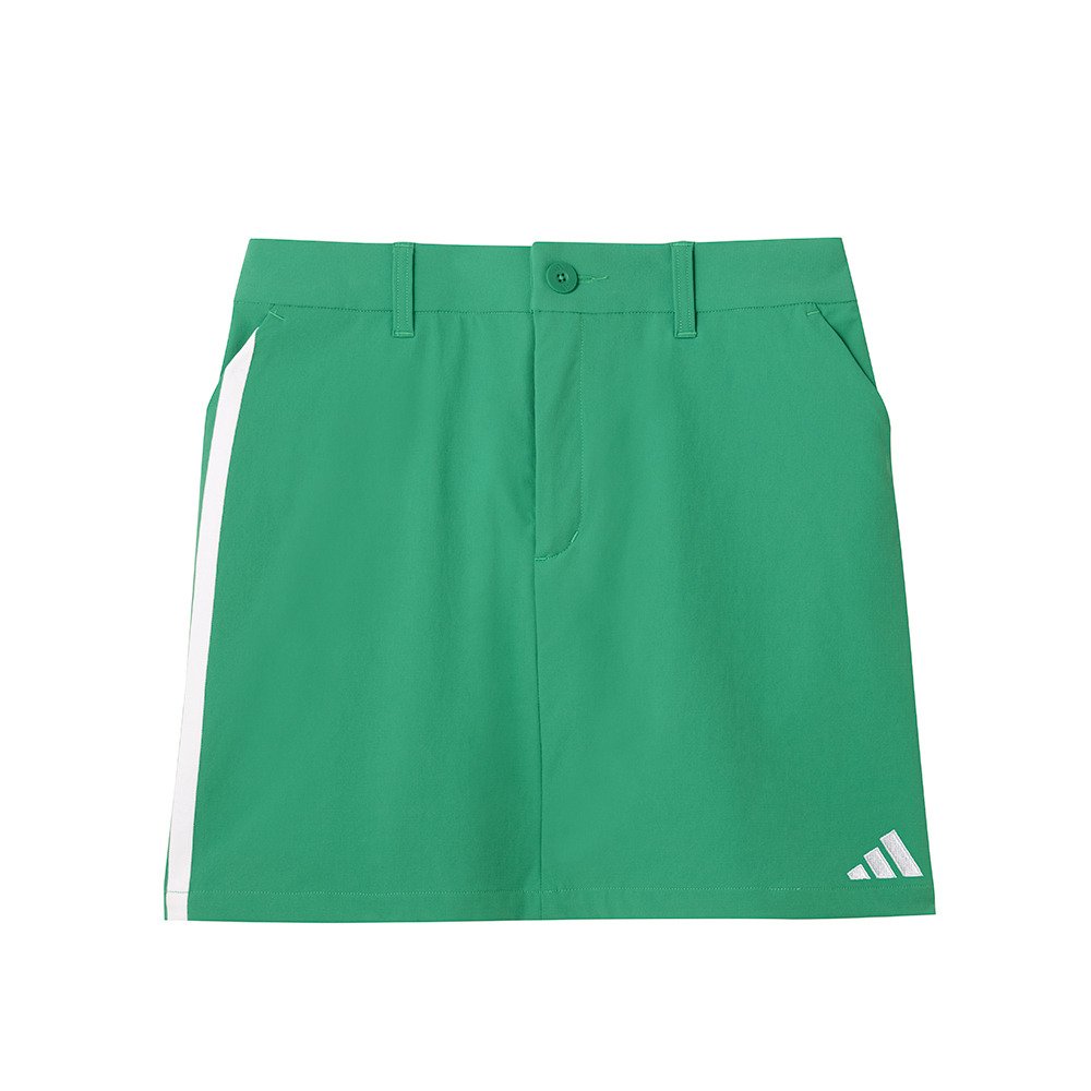 アディダス（adidas）（レディース）ゴルフウェア 撥水 ストレッチ スカート OGI96-KM1050 GRN