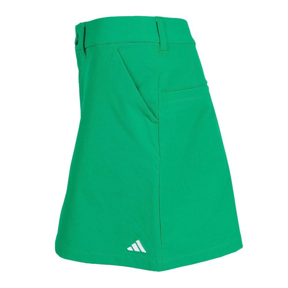 アディダス（adidas）（レディース）ゴルフウェア 撥水 ストレッチ スカート OGI96-KM1050 GRN