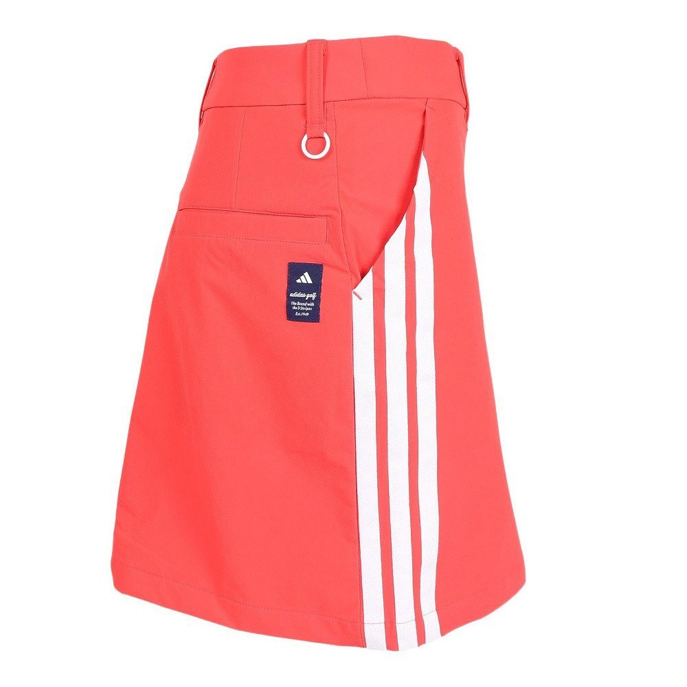 アディダス（adidas）（レディース）ゴルフウェア 撥水 ストレッチ スカート OGI96-KM2220 RED