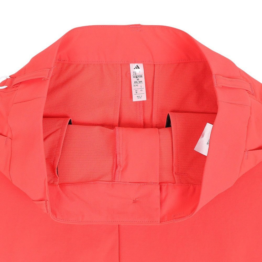 アディダス（adidas）（レディース）ゴルフウェア 撥水 ストレッチ スカート OGI96-KM2220 RED
