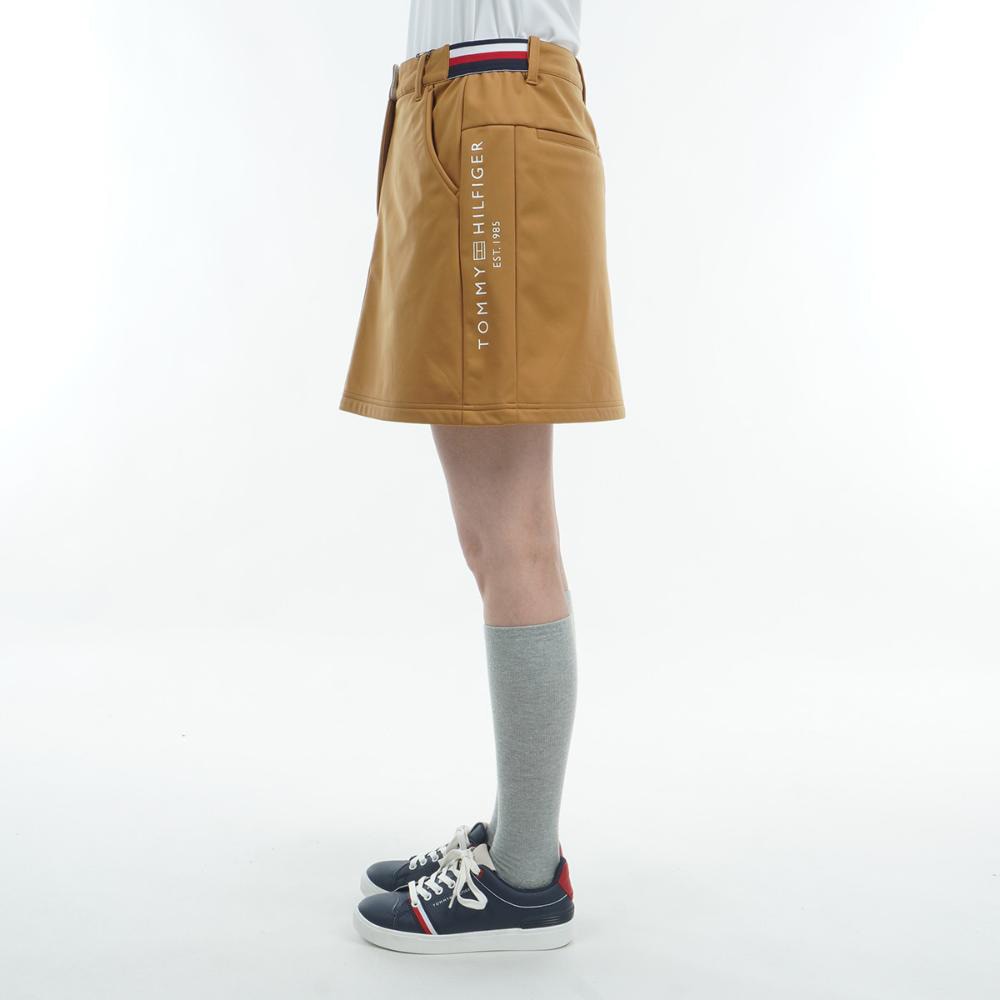 トミー ヒルフィガー ゴルフ（TOMMY HILFIGER GOLF）（レディース）ゴルフウェア 撥水 防風 ウインドプルーフ ウォームスカート THLA475-MOCA
