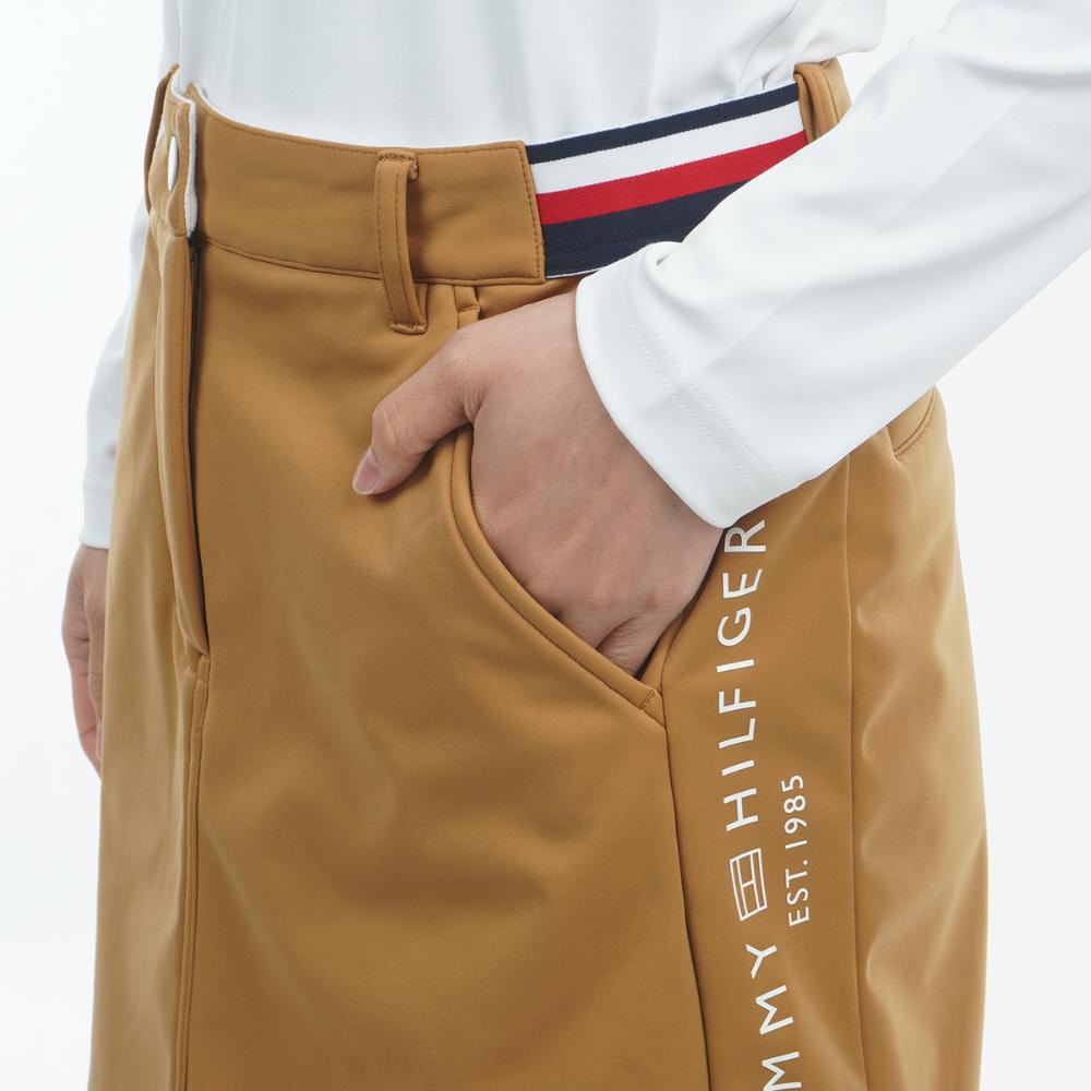 トミー ヒルフィガー ゴルフ（TOMMY HILFIGER GOLF）（レディース）ゴルフウェア 撥水 防風 ウインドプルーフ ウォームスカート THLA475-MOCA