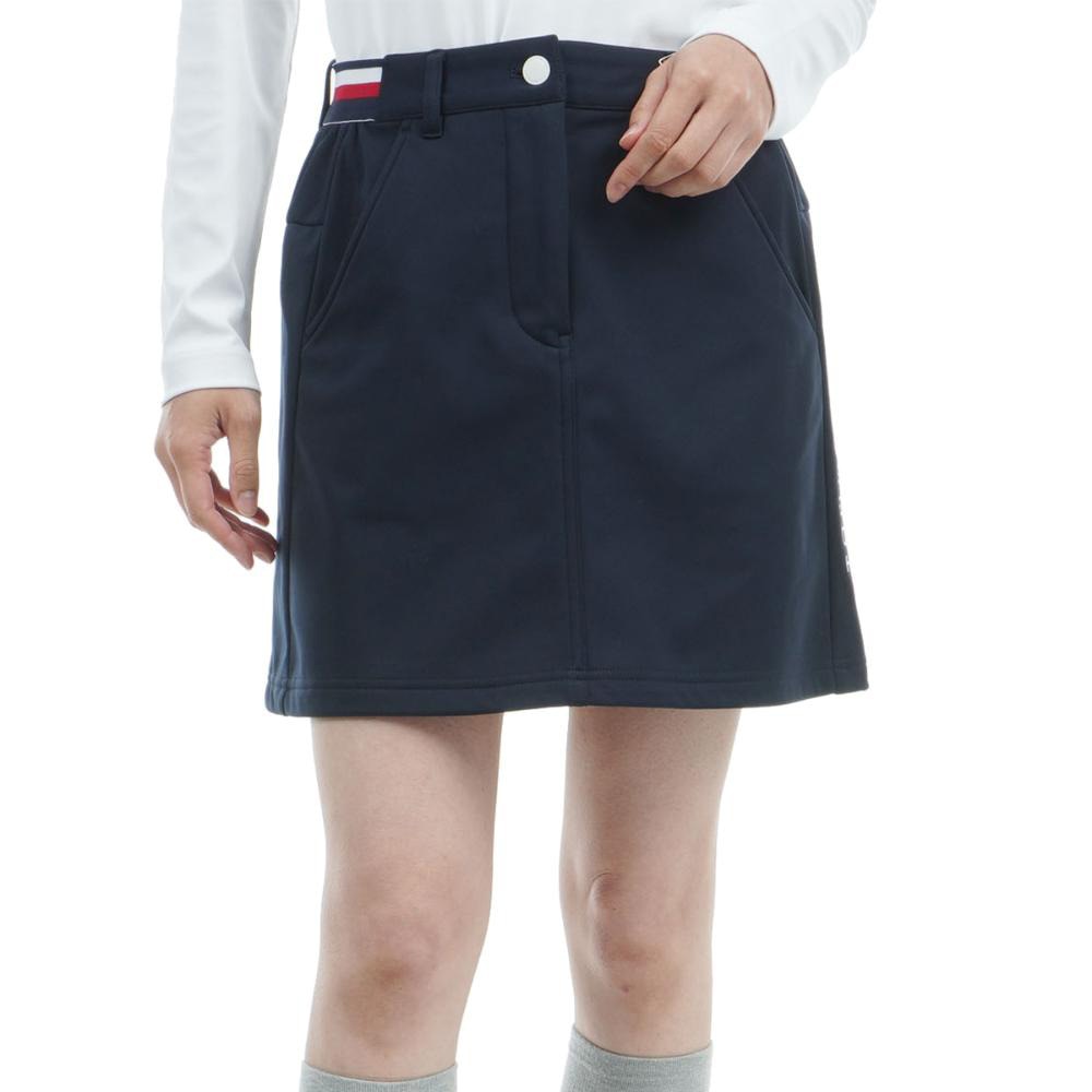 トミー ヒルフィガー ゴルフ（TOMMY HILFIGER GOLF）（レディース）ゴルフウェア 撥水 防風 ウインドプルーフ ウォームスカート THLA475-NVY