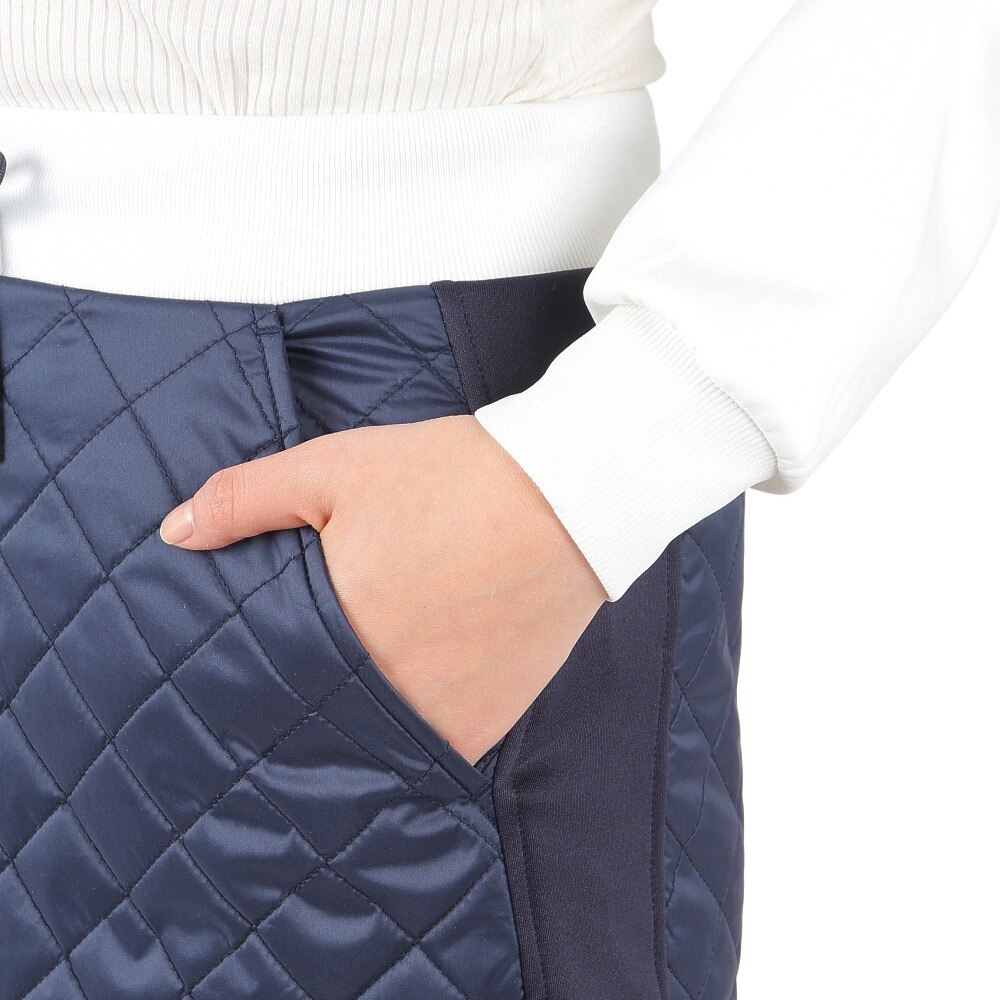 フィドラ（FIDRA）（レディース）ゴルフウェア 防寒 吸湿 発熱 ハイブリッドスカート FD5NUP21 NVY