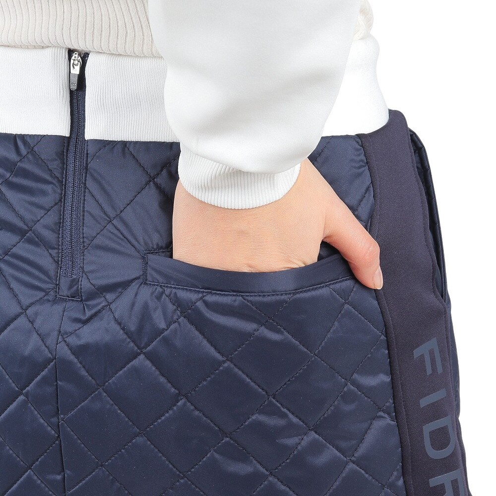 フィドラ（FIDRA）（レディース）ゴルフウェア 防寒 吸湿 発熱 ハイブリッドスカート FD5NUP21 NVY