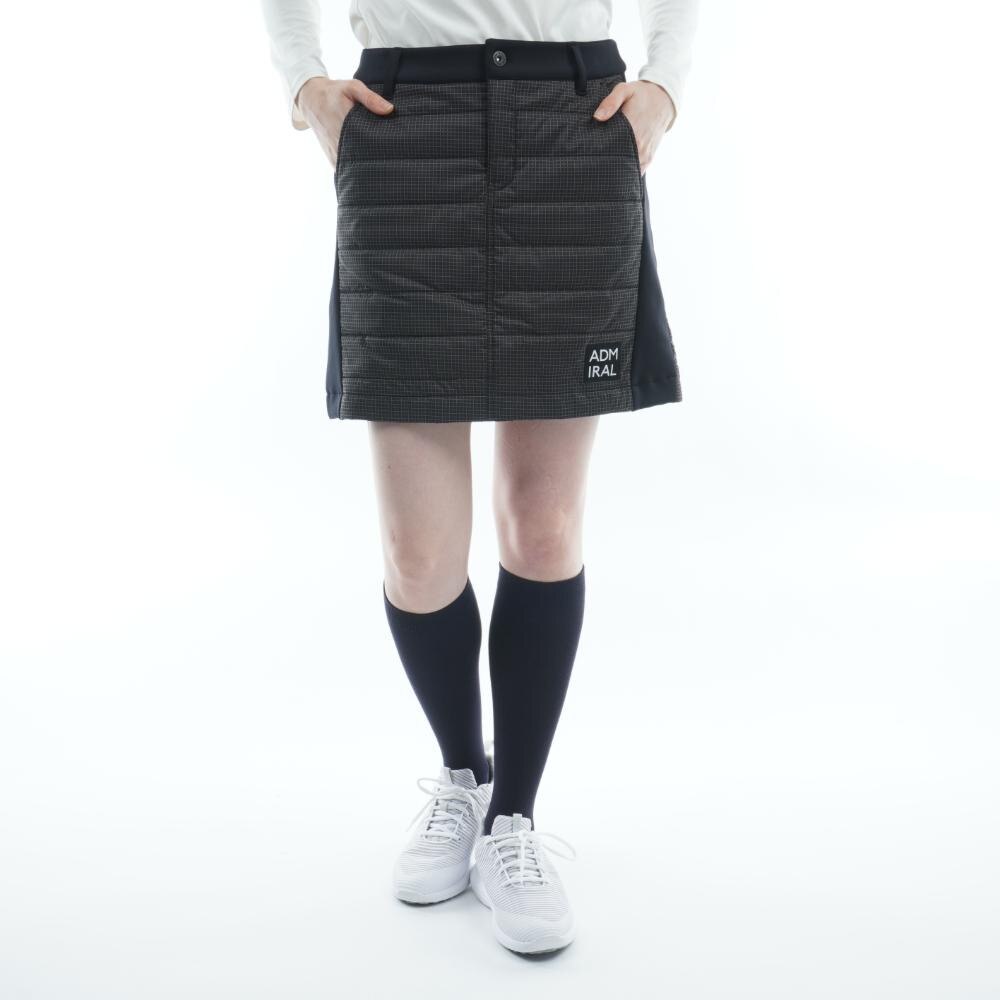 アドミラル ゴルフ（Admiral GOLF）（レディース）ゴルフウェア 保温 ミニリップパデッドスカート ADLA294-BLK