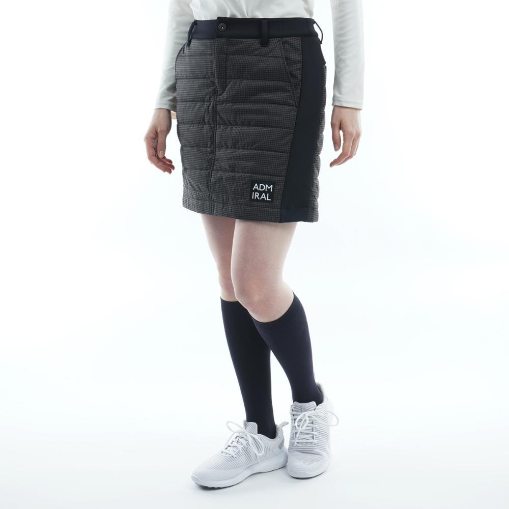 アドミラル ゴルフ（Admiral GOLF）（レディース）ゴルフウェア 保温 ミニリップパデッドスカート ADLA294-BLK