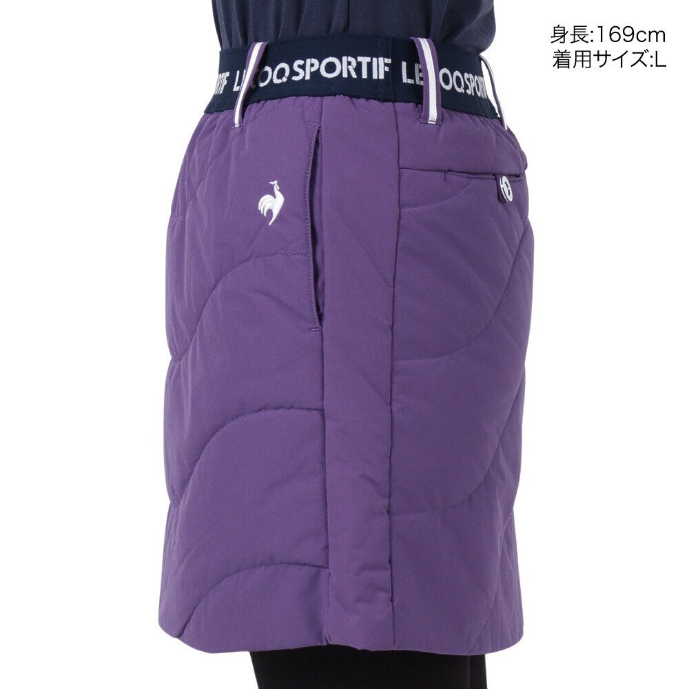ルコックスポルティフ（lecoqsportif）（レディース）ゴルフウェア 中わたスカート QGWWJE10 PP00