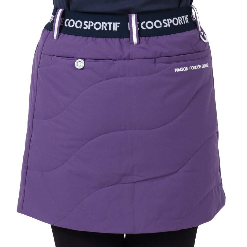 ルコックスポルティフ（lecoqsportif）（レディース）ゴルフウェア 中わたスカート QGWWJE10 PP00