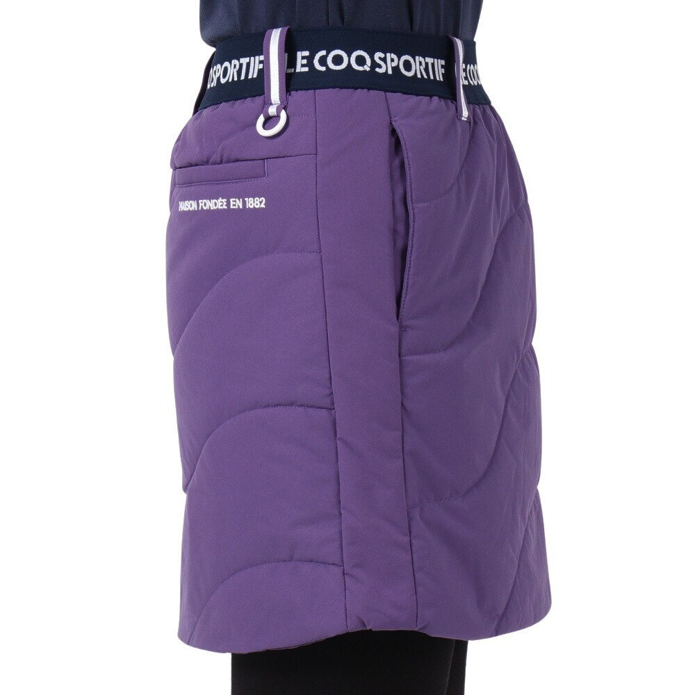 ルコックスポルティフ（lecoqsportif）（レディース）ゴルフウェア 中わたスカート QGWWJE10 PP00