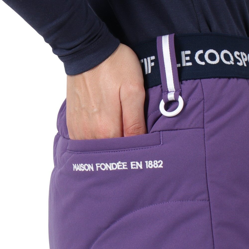 ルコックスポルティフ（lecoqsportif）（レディース）ゴルフウェア 中わたスカート QGWWJE10 PP00