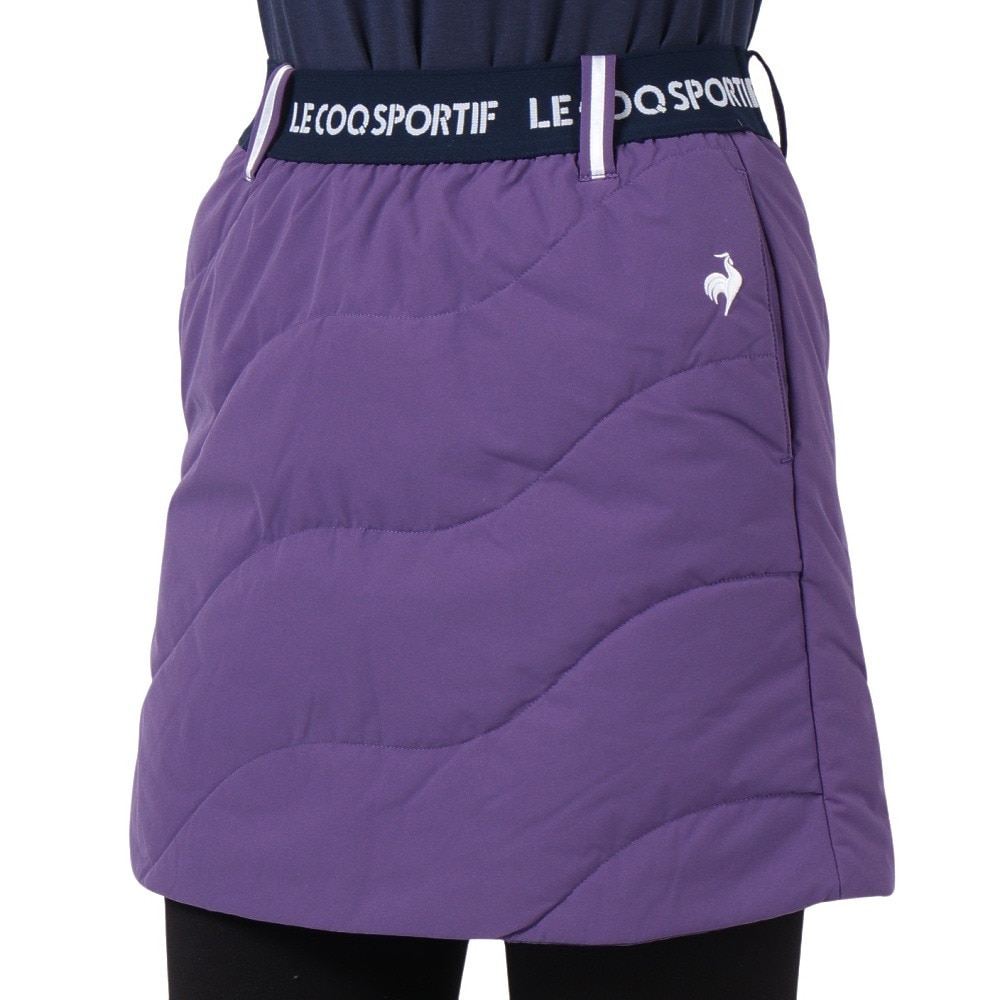 ルコックスポルティフ（lecoqsportif）（レディース）ゴルフウェア 中わたスカート QGWWJE10 PP00