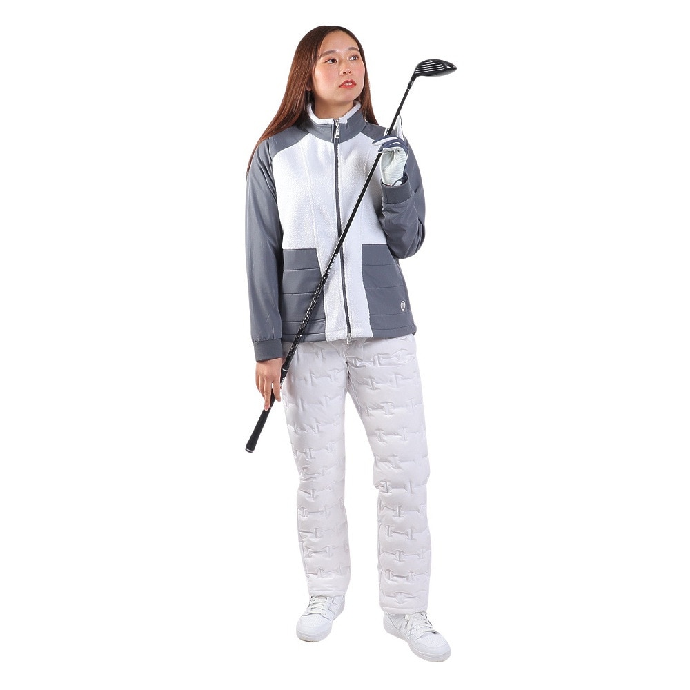 トミーアーマー（Tommy Armour）（レディース）ゴルフウェア 防風 発熱 MOVE DOWN 3 ムーブダウン3 パンツ TADK23F060019 WHT
