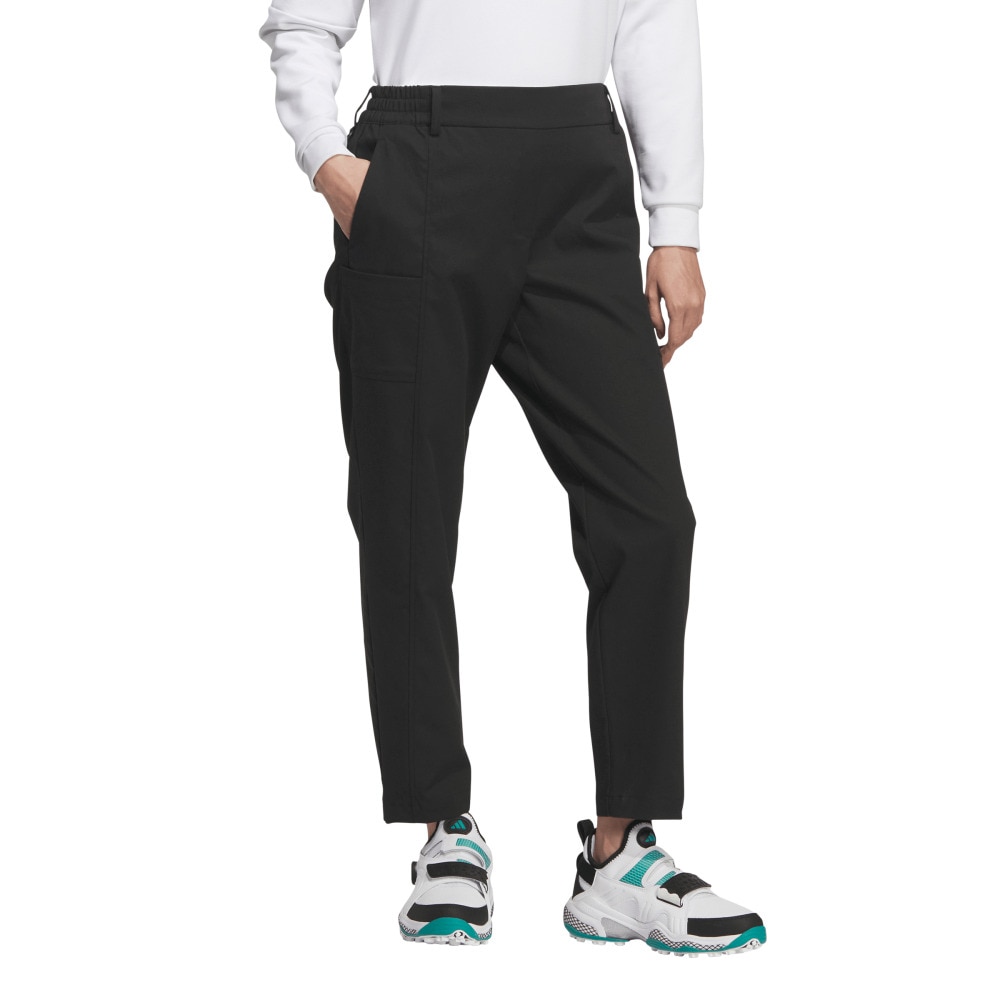 アディダス（adidas）（レディース）ゴルフウェア ツイストウィーブ カーゴ アンクル パンツ JUW98-JM9626 BLK