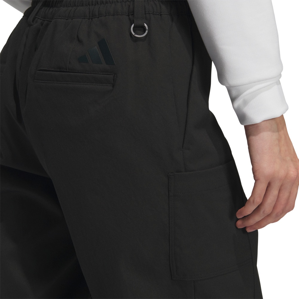 アディダス（adidas）（レディース）ゴルフウェア ツイストウィーブ カーゴ アンクル パンツ JUW98-JM9626 BLK
