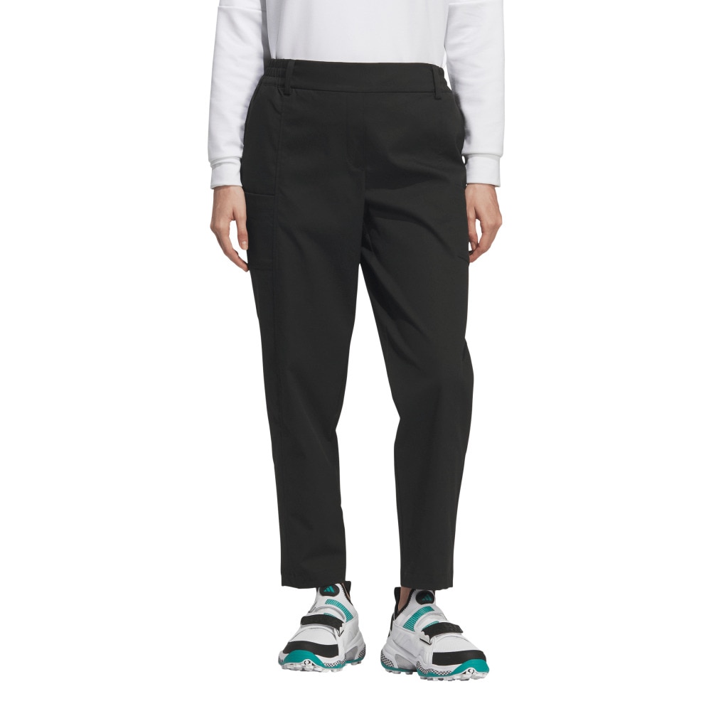 アディダス（adidas）（レディース）ゴルフウェア ツイストウィーブ カーゴ アンクル パンツ JUW98-JM9626 BLK