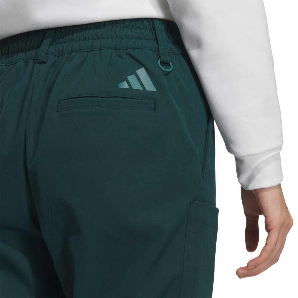 アディダス（adidas）（レディース）ゴルフウェア ツイストウィーブ カーゴ アンクル パンツ JUW98-JM9627 DGRN