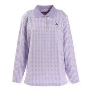 ゴルフウエア ポロシャツ レディース 秋冬 長袖ポロシャツ Fd5jug09 Nvy フィドラ ヴィクトリアゴルフ