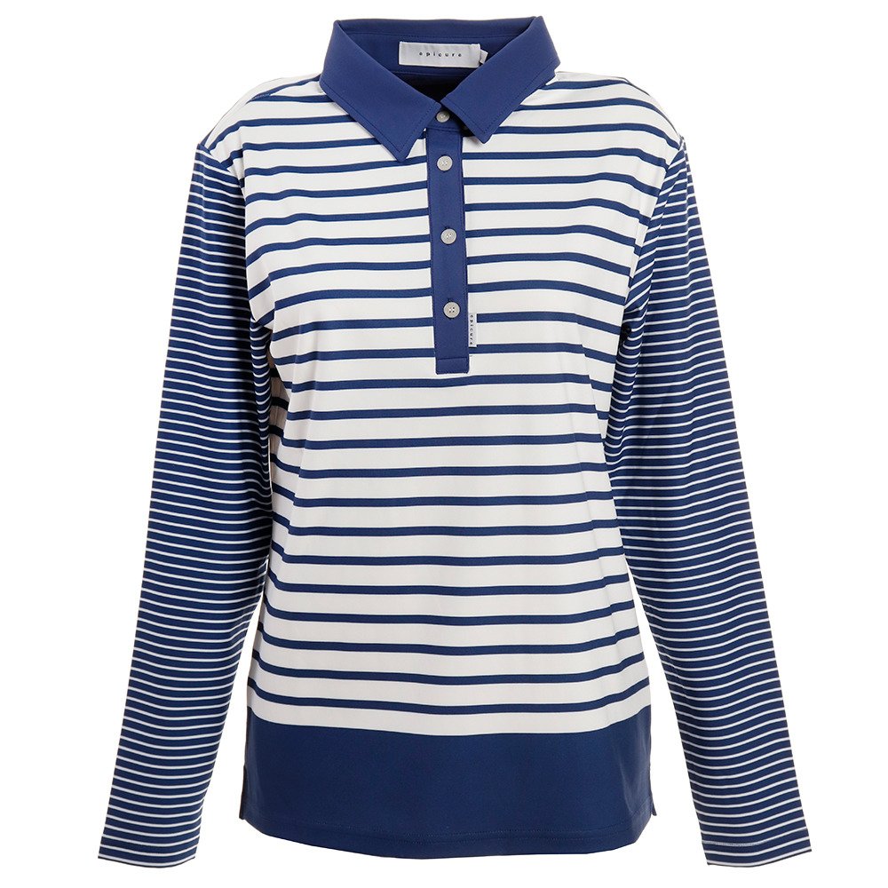 ゴルフウエア ポロシャツ レディース 秋冬 ボーダー長袖ポロシャツ 152 004 エピキュール ヴィクトリアゴルフ