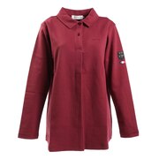 ゴルフウェア UV ストレッチ リラックス 長袖ポロシャツ 155-25810-068