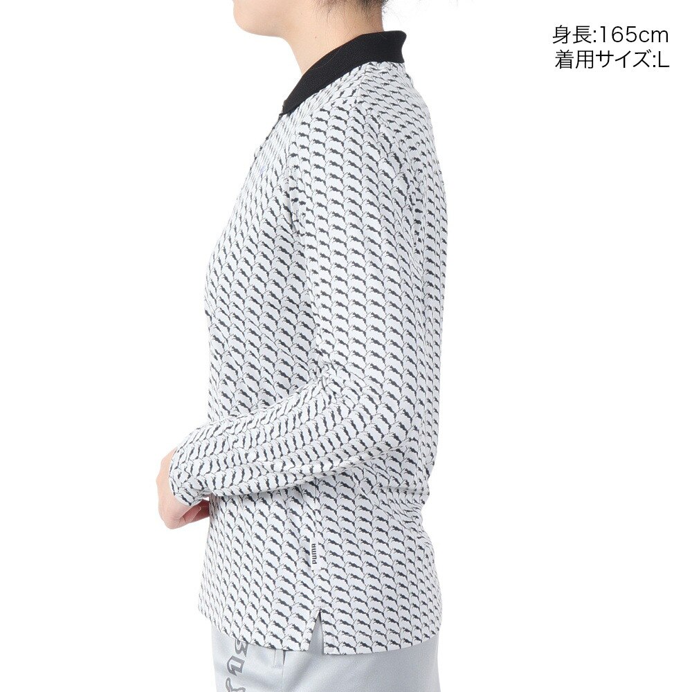 プーマ（PUMA）（レディース）ゴルフウェア W 1000CAT 長袖ポロシャツ 539411-03
