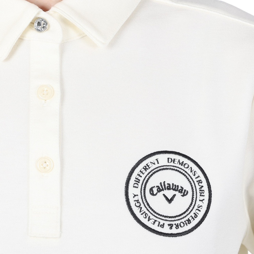 キャロウェイ（CALLAWAY）（レディース）ゴルフウェア ポンチ長袖シャツ C22233203-1030