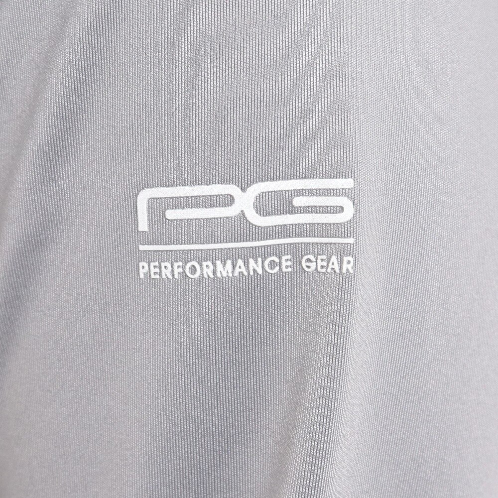 パフォーマンスギア（PG）（レディース）ゴルフウェア 防寒 吸湿 発熱 吸汗 速乾 UV 消臭 長袖ポロシャツ 407PG2EG0002 LGRY