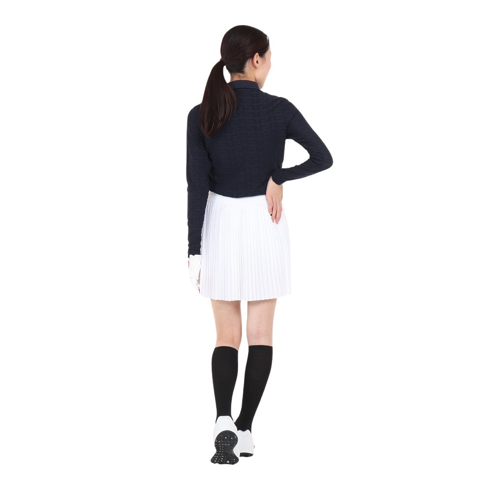 J.LINDEBERG（レディース）ゴルフウェア Rosemary 長袖ポロシャツ 072-29916-098