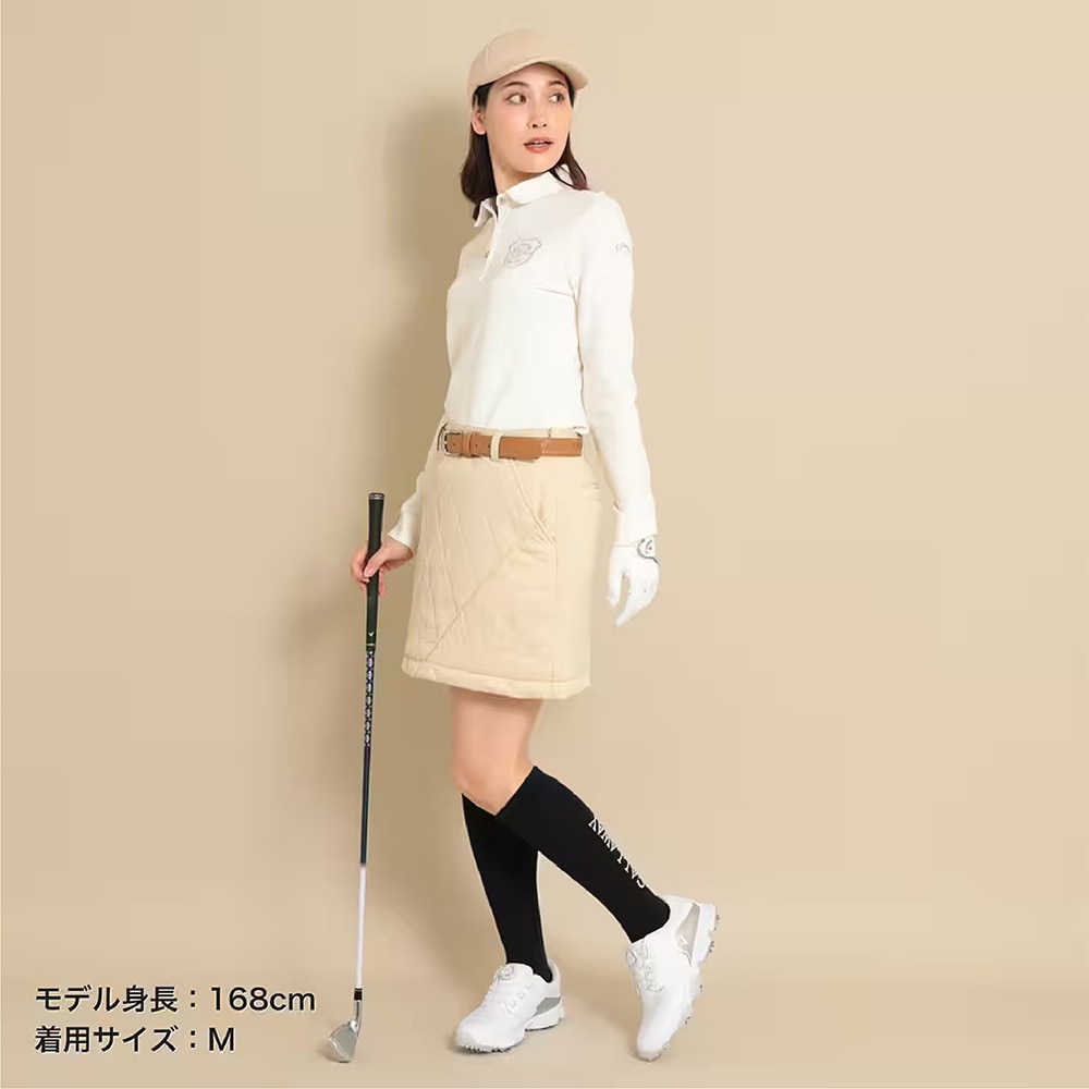 キャロウェイ（CALLAWAY）（レディース）ゴルフウェア ストレッチポンチ長袖シャツ C23233204-1030