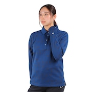 フィドラ（FIDRA）（レディース）ゴルフウェア 発熱 長袖ポロシャツ FD5QUG08 NVY.
