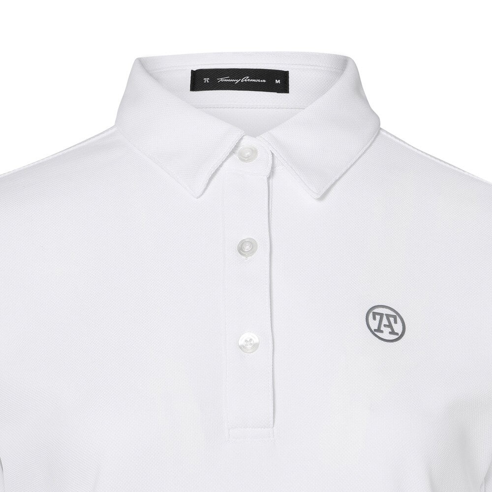 トミーアーマー（Tommy Armour）（レディース）ゴルフウェア ベーシックロングスリーブポロシャツ TAES24B070107 WHT