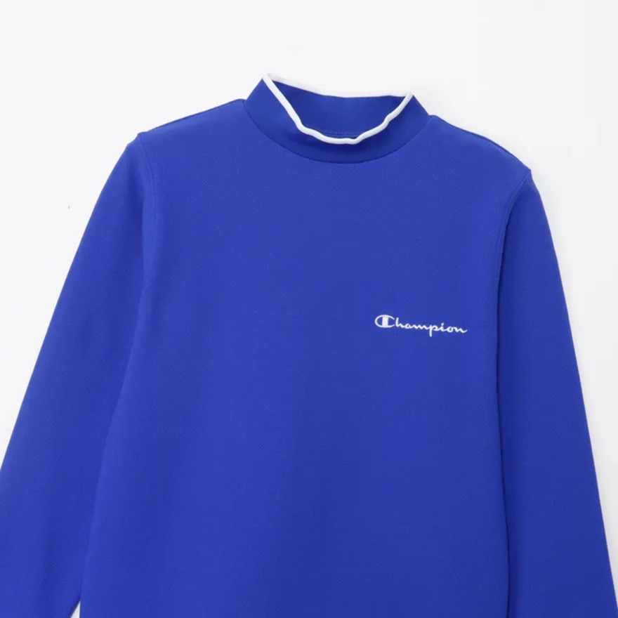 チャンピオン（CHAMPION）（レディース）ゴルフウェア 吸汗速乾 長袖 モックネックシャツ CW-BG401 340
