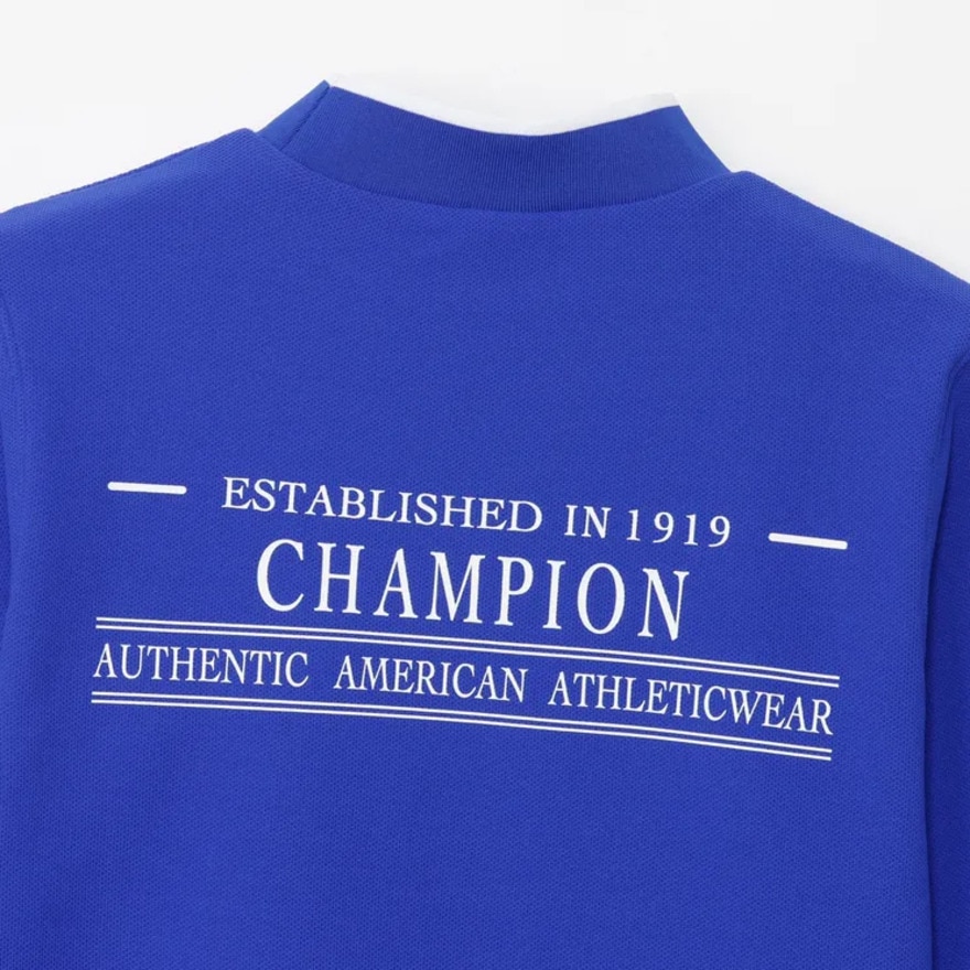 チャンピオン（CHAMPION）（レディース）ゴルフウェア 吸汗速乾 長袖 モックネックシャツ CW-BG401 340
