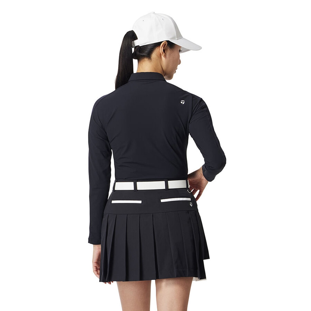 テーラーメイド（TAYLORMADE）（レディース）ゴルフウェア 吸汗速乾 長袖 スリーブロゴロングスリーブポロ M13300-UN658
