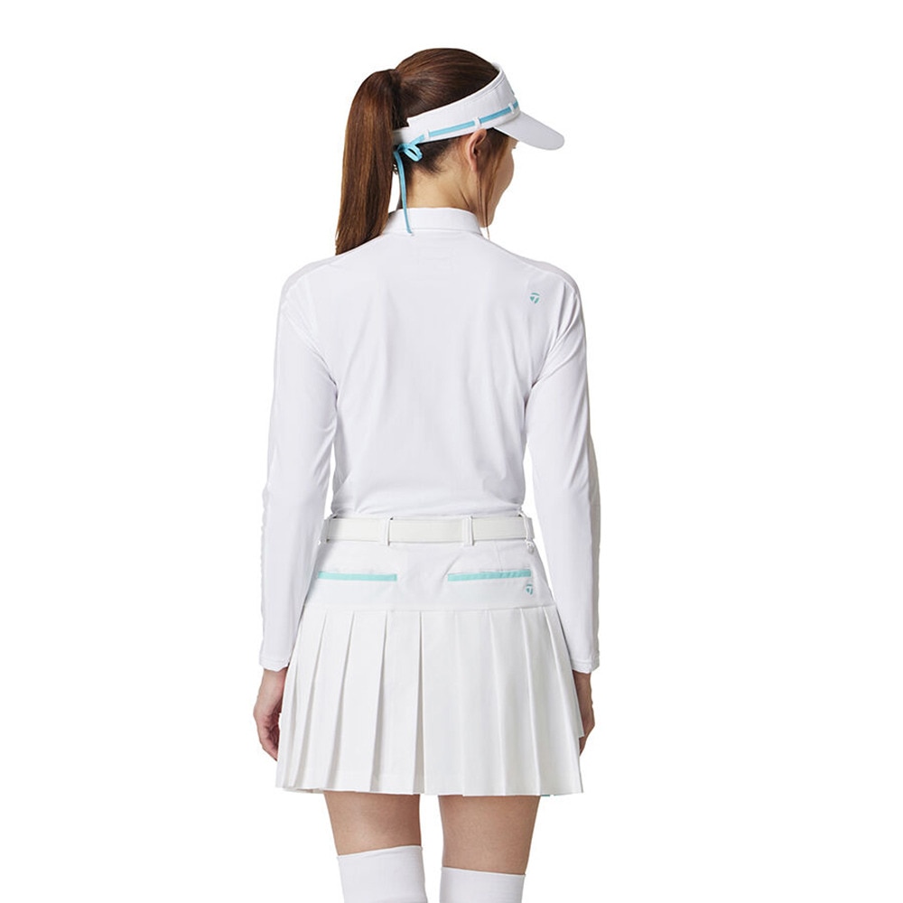 テーラーメイド（TAYLORMADE）（レディース）ゴルフウェア 吸汗速乾 長袖 スリーブロゴロングスリーブポロ M13301-UN658