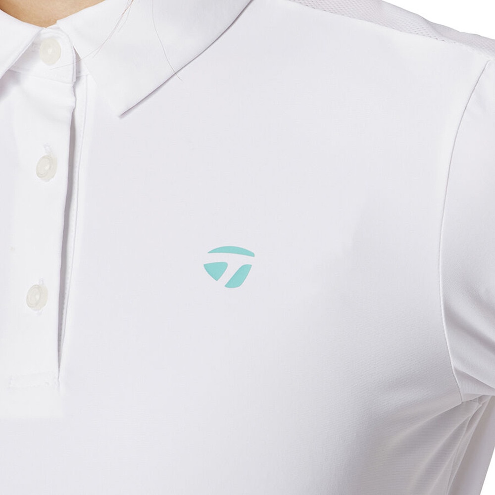 テーラーメイド（TAYLORMADE）（レディース）ゴルフウェア 吸汗速乾 長袖 スリーブロゴロングスリーブポロ M13301-UN658