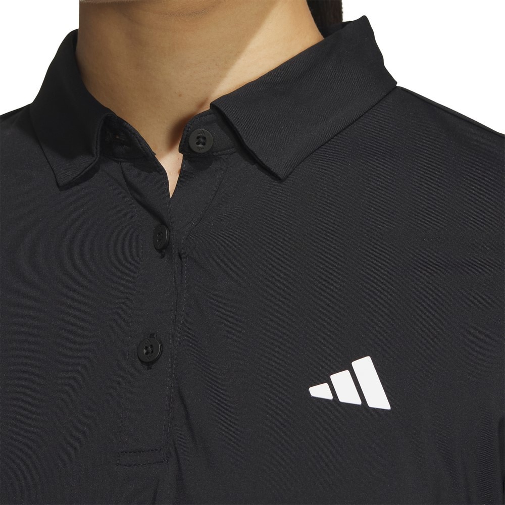 アディダス（adidas）（レディース）ゴルフウェア エアロレディ 長袖ポロシャツ KTI95-JF4619BLK