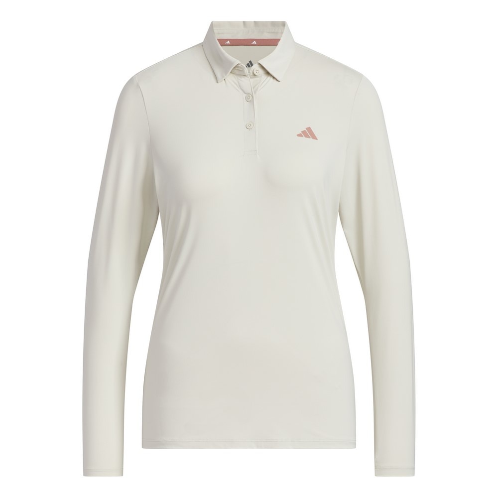 アディダス（adidas）（レディース）ゴルフウェア 吸湿 AEROREADY 長袖 ポロシャツ KTI95-JF4620ALM