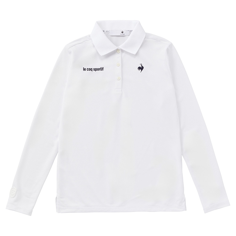 ルコックスポルティフ（lecoqsportif）（レディース）ゴルフウェア 吸汗速乾 長袖シャツ LG5SLS01L WH00