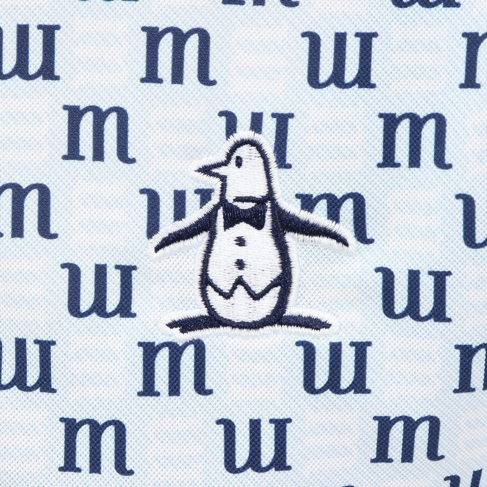マンシングウエア（MUNSING WEAR）（レディース）ゴルフウェア 吸汗速乾 遮熱 サンスクリーン ロゴプリント 長袖ポロシャツ MG5SLS24L SA00