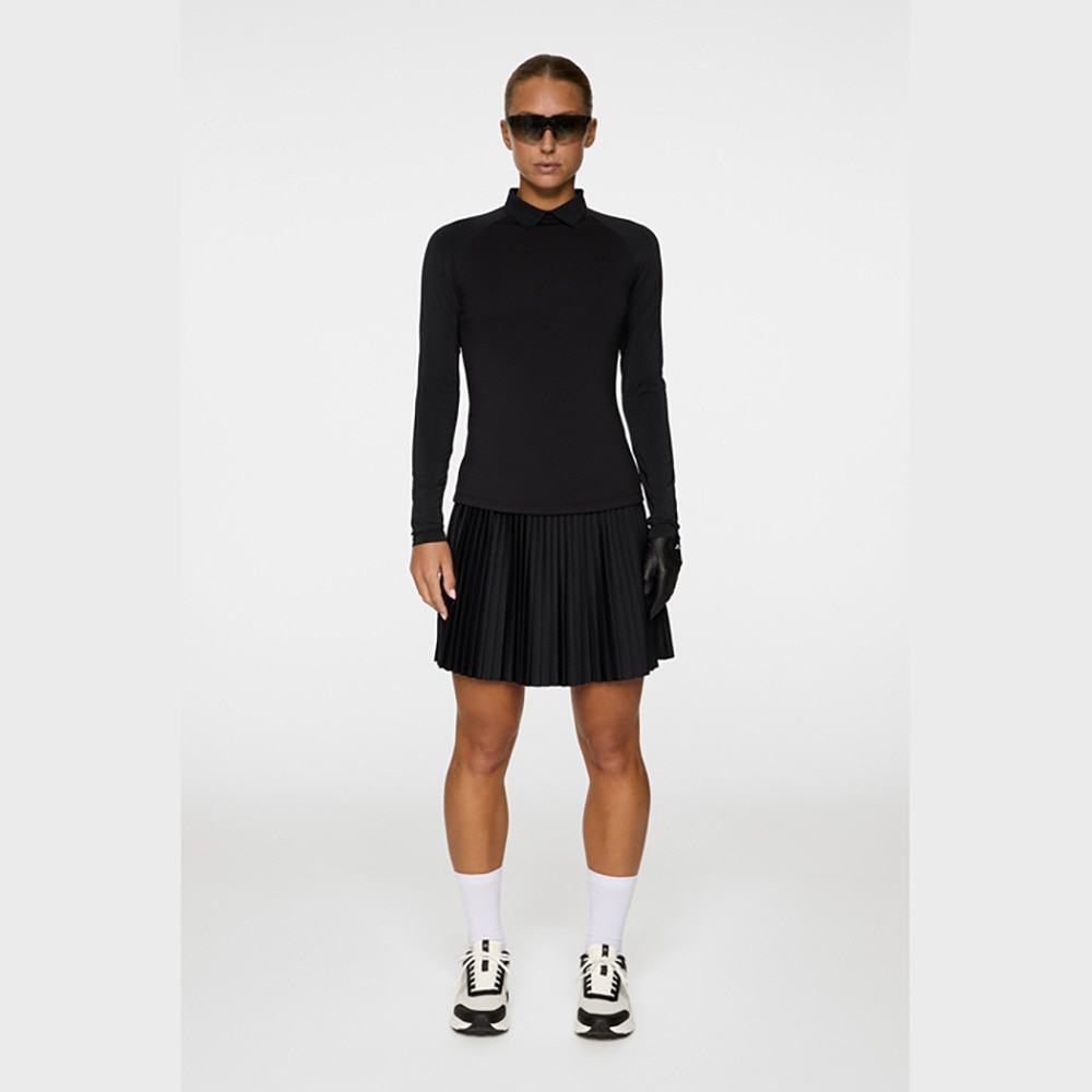 J.LINDEBERG（J.LINDEBERG）（レディース）ゴルフウェア Tori ハイブリッド 長袖ポロシャツ 072-24914-25AW-019