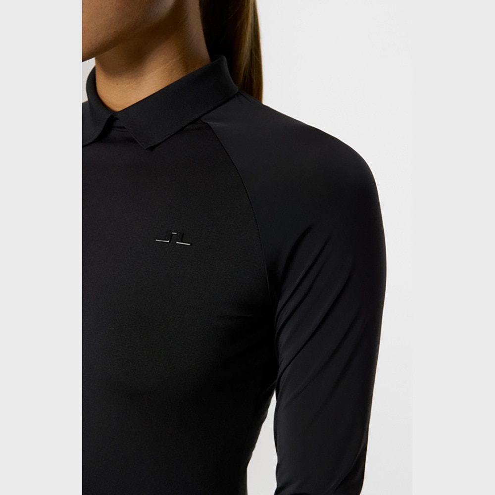 J.LINDEBERG（J.LINDEBERG）（レディース）ゴルフウェア Tori ハイブリッド 長袖ポロシャツ 072-24914-25AW-019