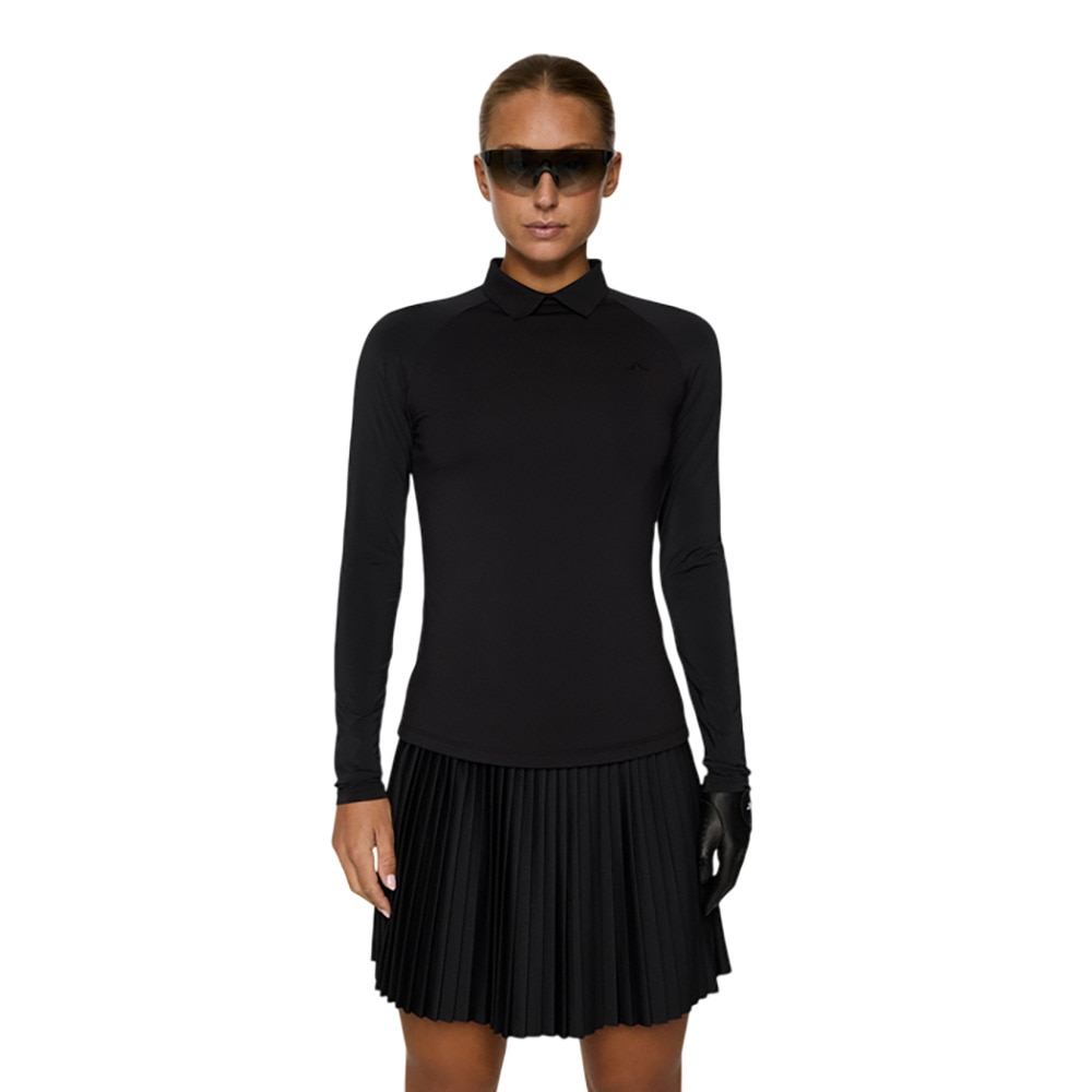 J.LINDEBERG（J.LINDEBERG）（レディース）ゴルフウェア Tori ハイブリッド 長袖ポロシャツ 072-24914-25AW-019