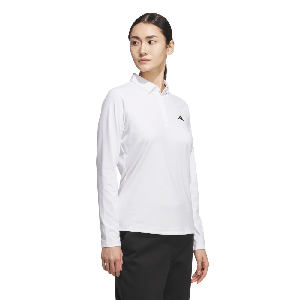 アディダス（adidas）（レディース）ゴルフウェア 長袖ポロシャツ JWK14-JM3011 W
