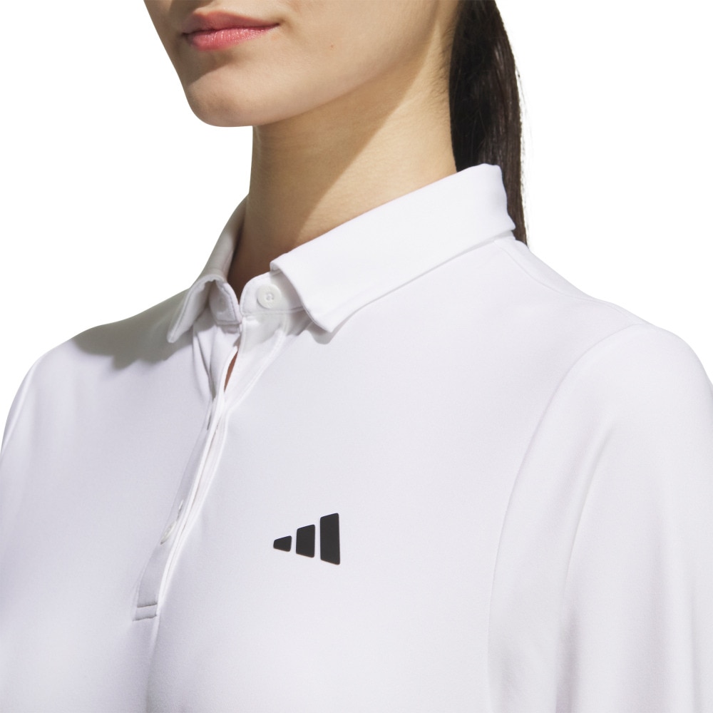 アディダス（adidas）（レディース）ゴルフウェア 長袖ポロシャツ JWK14-JM3011 W